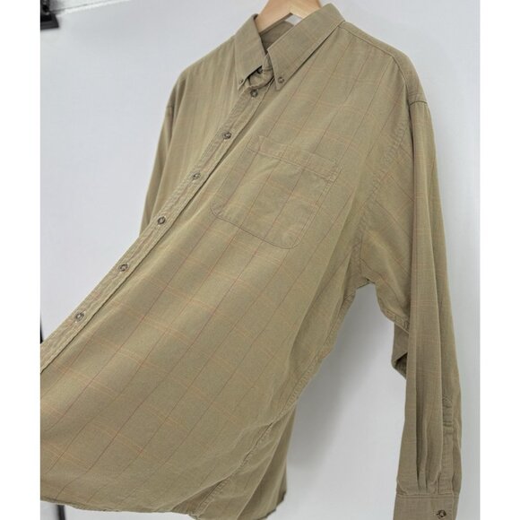 Viyella Men’s Wool Cotton Blend Long Sleeve Button Down Shirt XXL Made In Canada - Picture 4 of 10